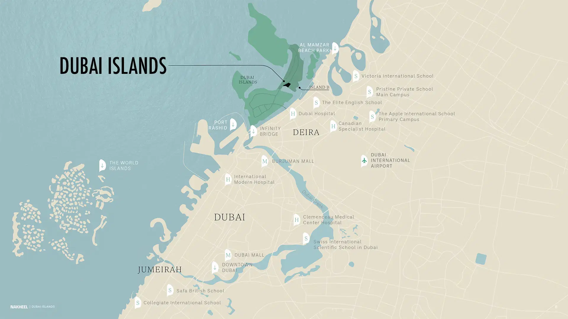 Dubai Islands Location